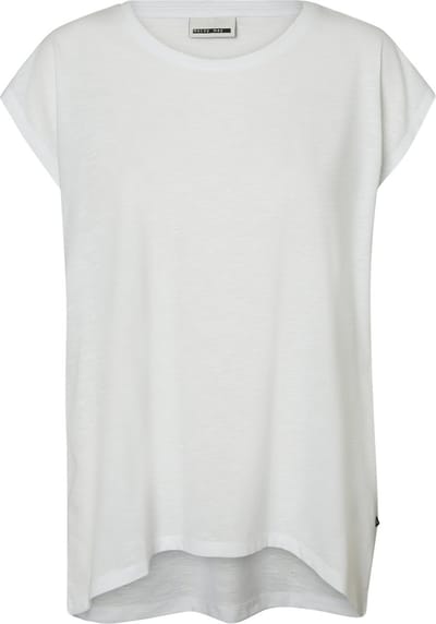 Noisy may T-shirt Nmmathilde S/s Loose Long Top Fwd N 27002573 Bright White Dames Maat - M