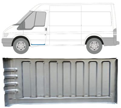 Instapplaat voor Ford Transit 2000-2013 / Links