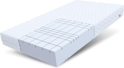 FDM® GOYA Matras 80x200 cm - Hoogte 17 cm H4 - Koudschuim Matrassen - Dubbelzijdig - 7 zones - Öko-Tex