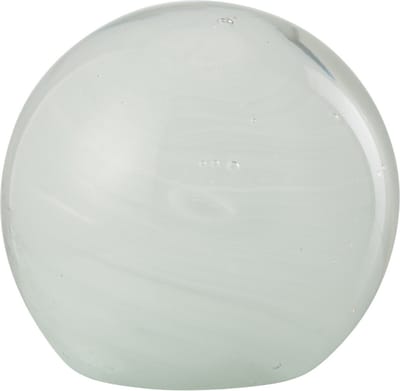J-Line presse-papier Twister Rond - glas - wit - medium