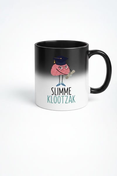 Slimme Klootzak - Magische Mok met Warmtegevoelige Print