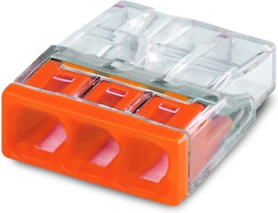 WAGO 3V lasklem mini 3x0.5-2.5 10 Stuks