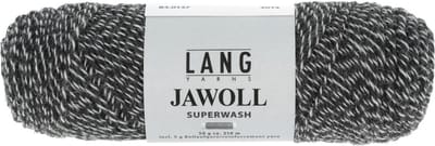 Lang Yarns Jawoll Superwash - 137 antraciet-ecru - Sokkenwol Garen