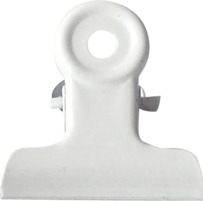 LPC Papierklem Bulldog clip wit - 38 mm -20 stuks