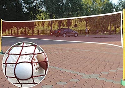 Draagbaar Tennisnet, Badmintonnet en Volleybalnet voor Buiten - 6,1 m x 0,76 m