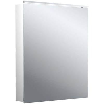 Emco flat 2 Classic LED light mirror cabinet 60 cm, with LED top light, 1 door 979706501