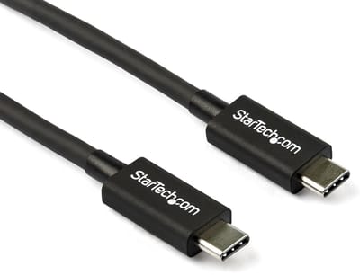 StarTech.com Thunderbolt 3 (40Gbps) USB C Cable - Zwart - 80cm