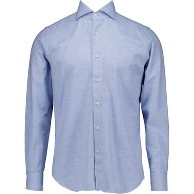 Xacus Washed Shirt Lange Mouw Overhemden Lichtblauw 721ml/91175