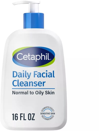 Cetaphil Daily Facial Cleanser – Milde Gezichtsreiniger – Parfumvrij – Voor Normale tot Vette & Gevoelige Huid – 473 ml