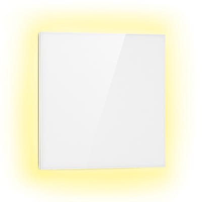 Klarstein 2-in-1 Infraroodverwarming & Convector, Infraroodverwarming met Thermostaat 500 W, IP44 Infraroodverwarming voor Wandmontage met App-bediening, Open Raam Detectie, Elektrische Hybride Verwarming