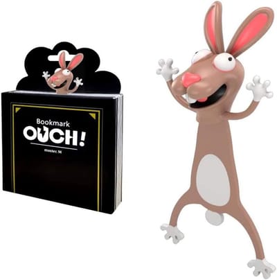 Thijox - 3D Cartoon Dierenbladwijzer - Magnetische Boekenlegger voor Kinderen en Volwassenen - Waterdicht PVC - Schattige Dieren in Diverse Maten - Pe