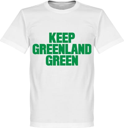 Keep Greenland Green T-Shirt - Wit - L