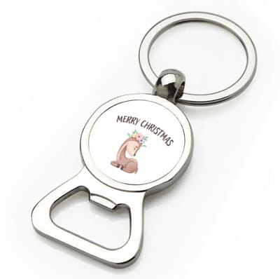 Akyol - kerst rendier flesopener - Kerstmis - kerst beker - winter - kerst - christmas - kerst cadeau - 9 bij 3 cm