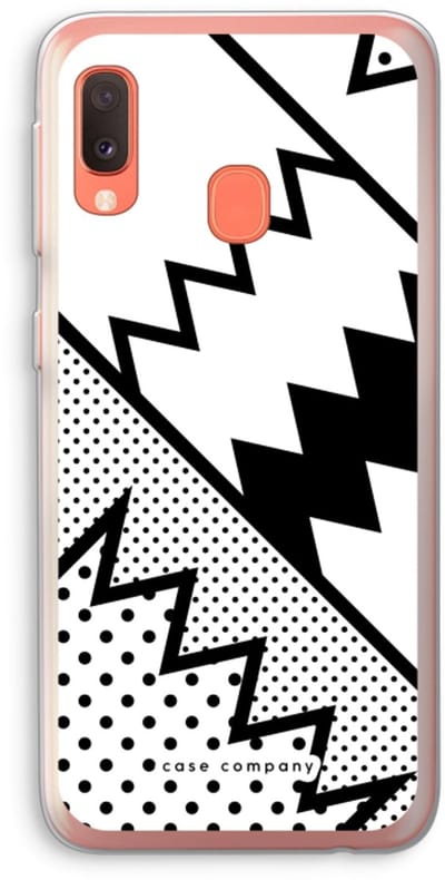 Case Company® - Hoesje geschikt voor Samsung Galaxy A20e hoesje - Pop Art #5 - Soft Cover Telefoonhoesje - Bescherming aan alle Kanten en Schermrand