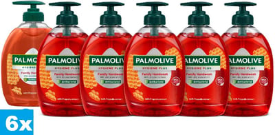 Palmolive Hygiene Plus Handzeep – Antibacterieel – Propolis Extract – 6 x 500 ml – 6 Stuks – Voordeelverpakking