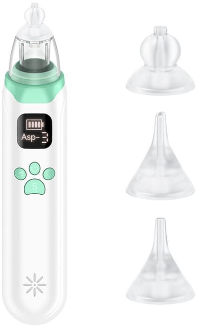 Baby Neuszuiger – Safe Baby Neus Aspirator – Veilig & Effectief – Neus-Slijm Zuig-Systeem – Hygiënisch Neusreiniger