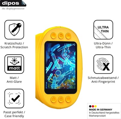 dipos – 4x Matte Beschermfolie geschikt voor Ashfly inskam 382 | Krasbestendige & antireflecterende Screenprotector Ultra-Thin