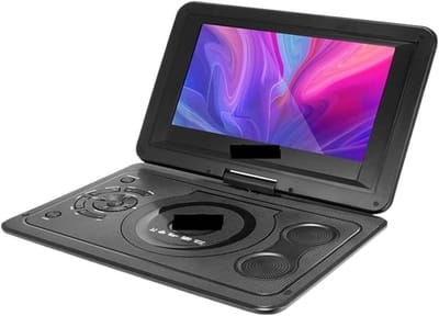 Draagbare DVD-speler - HD TV Radio - Films Kijken - Draaibaar LCD Scherm - 13.9 Inch - Zwart