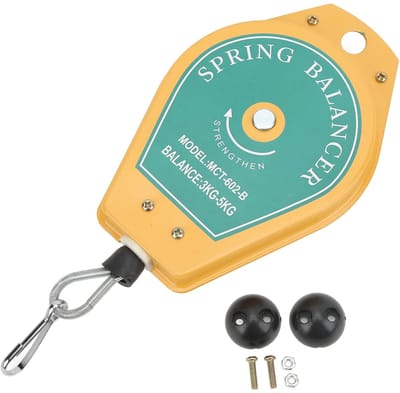 Dailygoods- Veerbalancer 3-5kg - Intrekbare Gereedschaphouder - Voorkomt Schade - Verhoogt Werk efficiëntie - Veilig en Betrouwbaar - Bespaart Fabrieksruimte