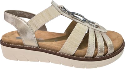 Remonte D2041-90 Sandalen Beige Leer Dames - Beige - 36