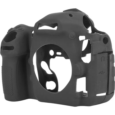 Zachte Siliconen Beschermhoes Stofdicht Anti-Slip Shell voor Nikon D850 Camera gray