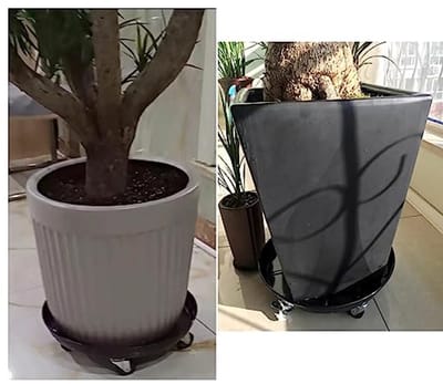 Plant Caddies met wielen 16 inch - 2 Stuks Zware Plantenstandaard voor Binnen en Buiten