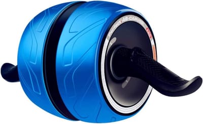 Buikspier Wielen - Fitness Wiel - Core Training - Automatische Rebound - Blauw