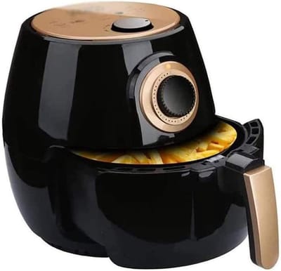 Airfryer, Kleine Airfryer, Airfryer met minder olie, 1350W Airfryer Oven Pizza Cooker, Bakmand met antiaanbaklaag, Bescherming tegen oververhitting, Timer+Temperatuurregeling Airfr