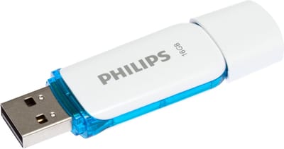 Philips FM08FD70B Sneeuw edition 2.0 - USB flash drive - 8 GB - 16GB - USB-stick