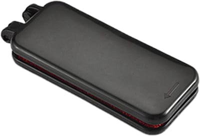 Reis Pluizenborstel - Opvouwbaar Huisdieren Haarverwijderaar - Kleding Reinigen - Herbruikbaar Zonder Spoelen - 12x5x2 cm Gevouwen - Zwart