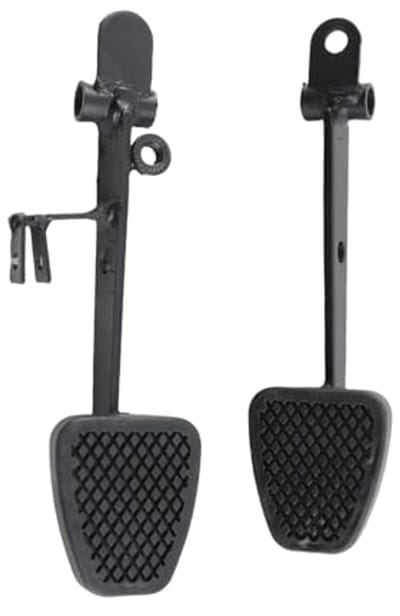 Go Kart Voor Seat Rempedaal Go Kart Iron Rubber 2 Stuks Remgaspedalen Auto Gaspedaal Antislip Voetsteun Voor Go Kart Utv Atv Quad