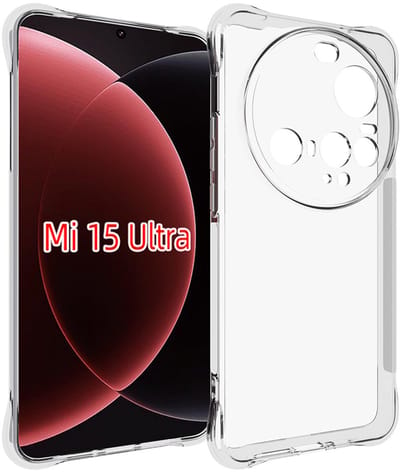 MobyDefend Hoesje - Geschikt voor Xiaomi 15 Ultra - Transparante Shockproof TPU Backcover - Verstevigde Hoeken - Volledig Doorzichtig