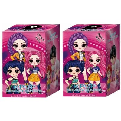 Mooie Anime Kpop Duiveljager Blind Box Blind Zakje Klein Beeldje Perifere Model Bureau Q Versie Blind Box Decoratie Cadeau