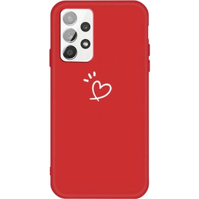 Mocaa Samsung Galaxy A52(s) Love Heart Case  Rood