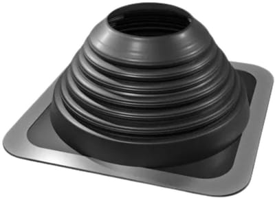 Dakdoorvoer Epdm plat dak 0-45° Ø127-230 mm Zwart