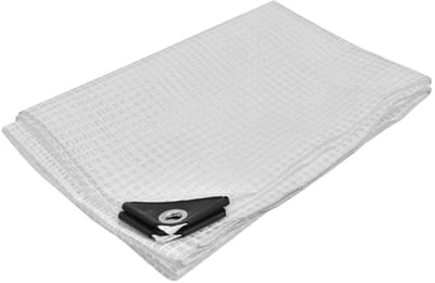 Unyqoos® Transparant waterdicht afdekzeil met oogjes voor buitengebruik, 2x3 meter