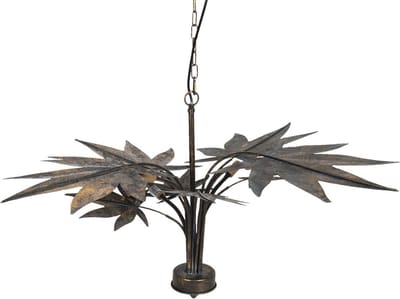 Clayre & Eef Hanglamp 86x86x49 cm Koperkleurig Metaal