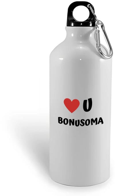 Hacebo® - love u bonusoma waterfles - Oma - de liefste oma - verjaardag - cadeautje voor oma - oma artikelen - kado - geschenk - water fles - 400ML