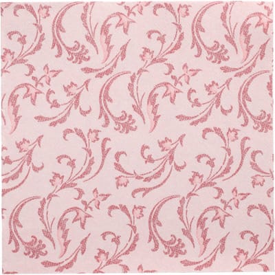 50 Servetten ROYAL Collection 1/4 vouw 40 cm x 40 cm bordeaux Damascato