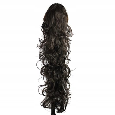 Synthetische Clip-in Paardenstaart 66cm - Krullend, Natuurlijk Uiterlijk