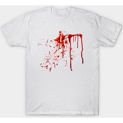 T-shirt Dames Bloody Mashup Harajuku Print Kawaii T-shirt Zomer Korte Mouw Dames T-shirt Top Tee 4XL