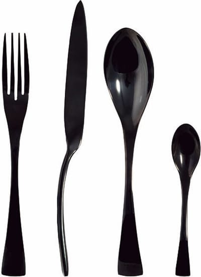 Infinity Chef - Bestekset Zwart - Elegant Design - Duurzaam Materiaal
