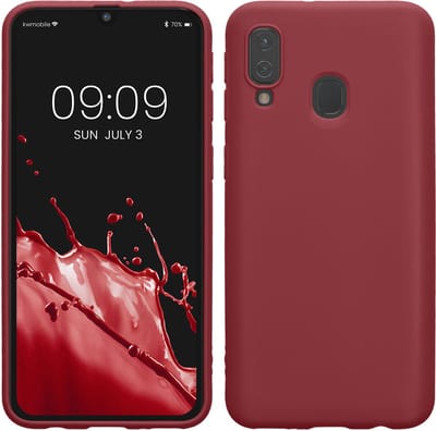 kwmobile telefoonhoesje geschikt voor Samsung Galaxy A40 - Hoesje voor smartphone - Back cover in bordeaux-violet