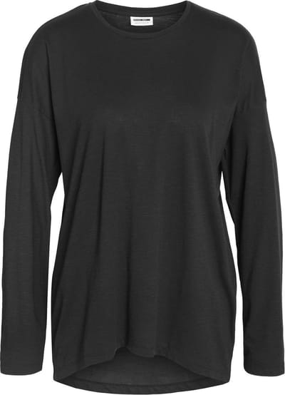 Noisy May 27026082 Mathilde T-shirt Met Lange Mouwen Zwart L Vrouw