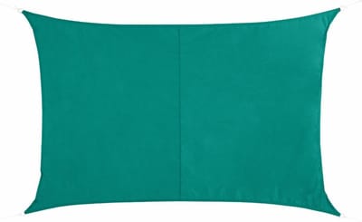 Hesperide schaduwdoek curacao - groen - 300 x 400 cm - rechthoek - waterafstotend - zonwering
