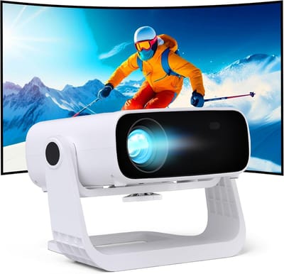 4K Projector - Beamer Home Cinema - Film Avond Thuis - Draagbaar Compact Design - 22.7 x 18.4 cm