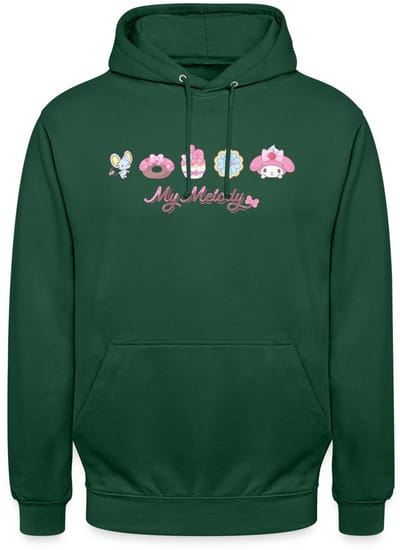 My Melody Met Flat En Gebakjes Hoodie Unisex
