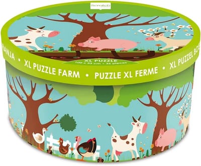 Grote Vloerpuzzel Boerderij met 36 Delen voor Kinderen vanaf 3 Jaar