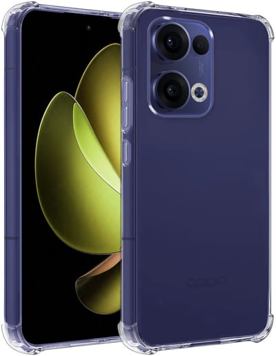 Hoesje - Geschikt voor Oppo Reno 13 - Sterk & Shockproof - Siliconen Case - Back Cover - Telefoon Hoes Shock Proof - Telefoonhoesjes - Transparant