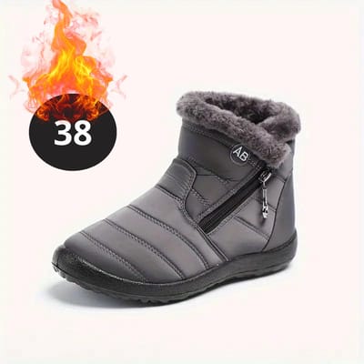 Nivard Snowboots - Sneeuwschoenen - Sneeuwboots - Dames - Wintersport - Ski - Skischoenen - Grijs - 38